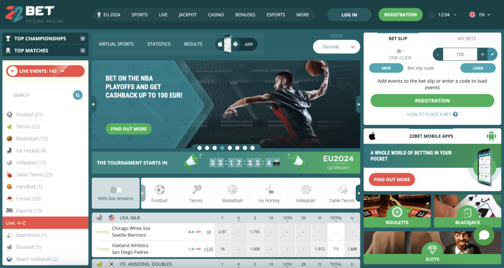 22Bet Online Casino Singapore